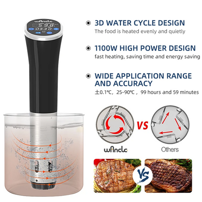 HomeKitchenVibes ™ Sous Vide Cooker